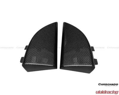 Carbonado FGCF OE Style Rear Bumper Caps Mercedes Benz C217 S63 | S65 AMG 2014-2021 - FGCF8506OEM.RBCA