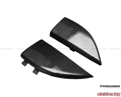 Carbonado FGCF OE Style Rear Bumper Caps Mercedes Benz C217 S63 | S65 AMG 2014-2021 - FGCF8506OEM.RBCA
