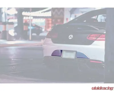 Carbonado FGCF OE Style Rear Bumper Caps Mercedes Benz C217 S63 | S65 AMG 2014-2021 - FGCF8506OEM.RBCA