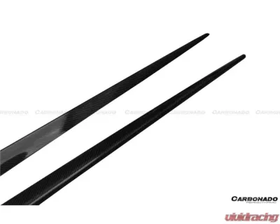 Carbonado CFRP OE Style Side Skirts Extension Add On Lip Mercedes Benz C217 S63 | S65 AMG 2014-2021 - CF8506OEM.SSC