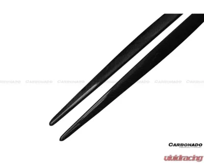 Carbonado CFRP OE Style Side Skirts Extension Add On Lip Mercedes Benz C217 S63 | S65 AMG 2014-2021 - CF8506OEM.SSC