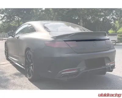 Carbonado CFRP OE Style Trunk Trim Mercedes Benz C217 S63 | S65 AMG 2014-2021 - CF8506OEM.TL