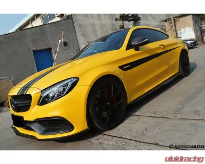 Carbonado CFRP BKSS Style Front Lip for Mercedes Benz W205 C63/S AMG Coupe 2015-2021 - CF8509BKSS.FL