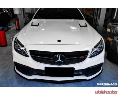 Carbonado CFRP BKSS Style Front Lip for Mercedes Benz W205 C63/S AMG Coupe 2015-2021 - CF8509BKSS.FL