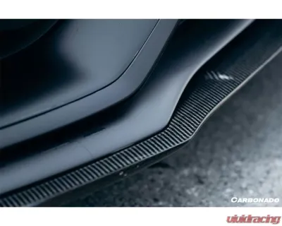 Carbonado CFRP BKSS Style Front Lip for Mercedes Benz W205 C63/S AMG Coupe 2015-2021 - CF8509BKSS.FL