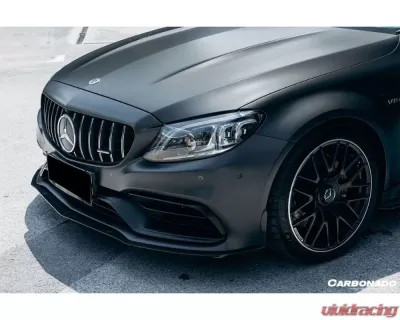 Carbonado CFRP BKSS Style Front Lip for Mercedes Benz W205 C63/S AMG Coupe 2015-2021 - CF8509BKSS.FL