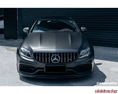 Carbonado CFRP BKSS Style Front Lip for Mercedes Benz W205 C63/S AMG Coupe 2015-2021 - CF8509BKSS.FL