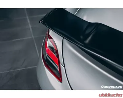 Carbonado 6X6MTPCF BKSS Style Trunk Spoiler Mercedes Benz W197 SLS AMG 2010-2015 - 6X6MTCF8515BK.TS