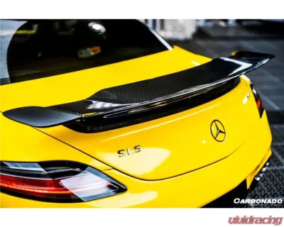 Carbonado 6X6MTPCF BKSS Style Trunk Spoiler Mercedes Benz W197 SLS AMG 2010-2015 - 6X6MTCF8515BK.TS