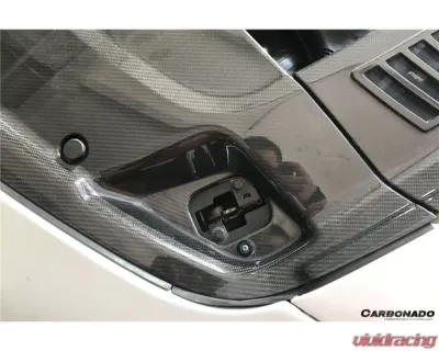 Carbonado FGCF OEM Style Radiator Cover Mercedes Benz W197 SLS AMG 2010-2015 - FGCF8515OEM-RC