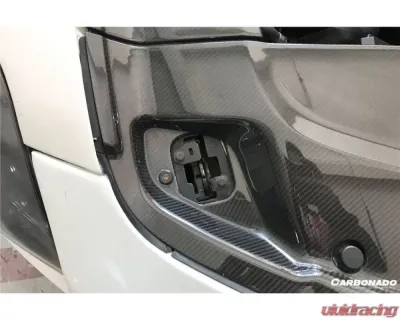 Carbonado FGCF OEM Style Radiator Cover Mercedes Benz W197 SLS AMG 2010-2015 - FGCF8515OEM-RC