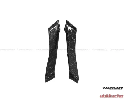 Carbonado CFRP RBY2 Style Front Bumper Canards - 2pc Scion | Toyota | Subaru 2012-2020 - CF8876RBY-2.FB-CRD
