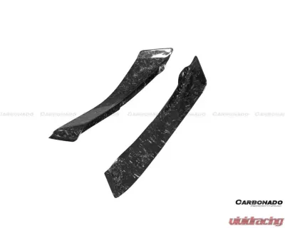 Carbonado CFRP RBY2 Style Front Bumper Canards - 2pc Scion | Toyota | Subaru 2012-2020 - CF8876RBY-2.FB-CRD