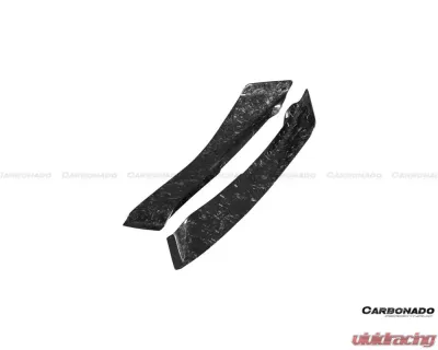 Carbonado CFRP RBY2 Style Front Bumper Canards - 2pc Scion | Toyota | Subaru 2012-2020 - CF8876RBY-2.FB-CRD