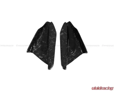 Carbonado CFRP RBY2 Style Rear Bumper Canards - 2pc Scion | Toyota | Subaru 2012-2020 - CF8876RBY-2.RB-CRD