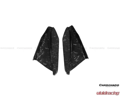 Carbonado CFRP RBY2 Style Rear Bumper Canards - 2pc Scion | Toyota | Subaru 2012-2020 - CF8876RBY-2.RB-CRD