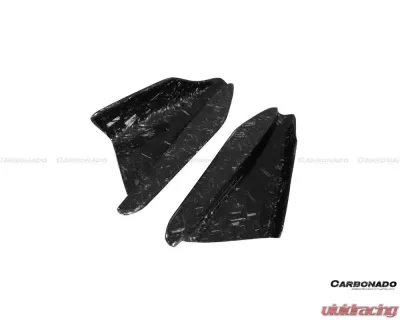 Carbonado CFRP RBY2 Style Rear Bumper Canards - 2pc Scion | Toyota | Subaru 2012-2020 - CF8876RBY-2.RB-CRD