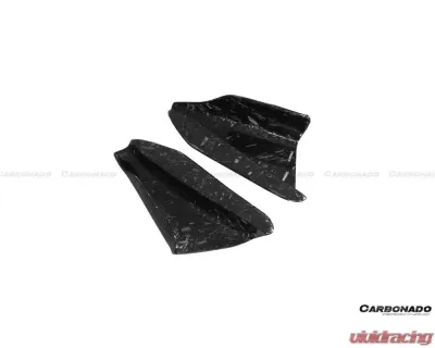 Carbonado CFRP RBY2 Style Rear Bumper Canards - 2pc Scion | Toyota | Subaru 2012-2020 - CF8876RBY-2.RB-CRD