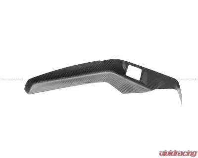 Carbonado DryCF Dry Interior Driver Window Switch Side Armrest Trim Chevrolet Corvette C7 Z06 Grandsport 2013-2019 - CF8993OEM-INTR-12L