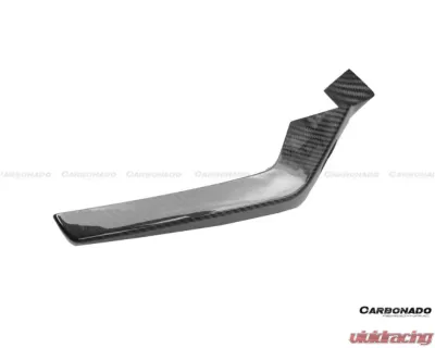Carbonado DryCF Dry Interior Driver Window Switch Side Armrest Trim Chevrolet Corvette C7 Z06 Grandsport 2013-2019 - CF8993OEM-INTR-12L