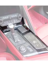 Carbonado DryCF Dry Outside Gears Panel Protective Cover Trim Chevrolet Corvette C7 Z06 Grandsport 2013-2019                                     - CF8993OEM-INTR-13 - Image 6