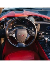 Carbonado DryCF Dry interior Steering Wheel Cover Trim Chevrolet Corvette C7 Z06 Grandsport 2013-2019                                     - CF8993OEM-INTR-10 - Image 6