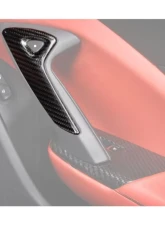 Carbonado DryCF Dry Interior Door Handle Molding Cover Trims Chevrolet Corvette C7 Z06 Grandsport 2013-2019                                     - CF8993OEM-INTR-2R - Image 7