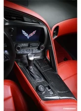 Carbonado DryCF Dry Cup Holder Cover Panel Trim Chevrolet Corvette C7 Z06 Grandsport 2013-2019                                     - CF8993OEM-INTR-4 - Image 9