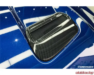 Carbonado CFRP OEM Style Hood Vents Ford Mustang 2018-2022 - CF8995OE-HV