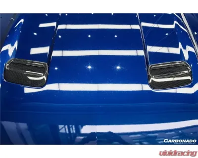 Carbonado CFRP OEM Style Hood Vents Ford Mustang 2018-2022 - CF8995OE-HV