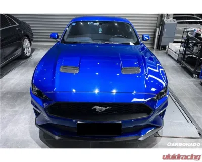Carbonado CFRP OEM Style Hood Vents Ford Mustang 2018-2022 - CF8995OE-HV