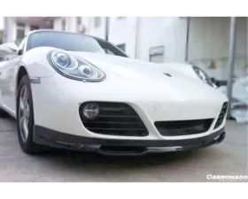 Carbonado Carbon Fiber Reinforced Plastic Front Lip for Porsche Cayman 987 2009-2012