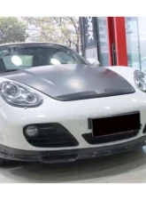 Carbonado Carbon Fiber Reinforced Plastic Front Lip for Porsche Cayman 987 2009-2012                                     - CF9314EM.L - Image 4