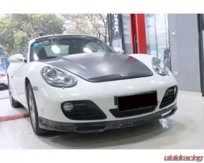 Carbonado Carbon Fiber Reinforced Plastic Front Lip for Porsche Cayman 987 2009-2012 - CF9314EM.L