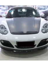 Carbonado Carbon Fiber Reinforced Plastic Front Lip for Porsche Cayman 987 2009-2012                                     - CF9314EM.L - Image 5