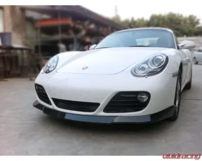 Carbonado CFRP TEK Style Front Lip for Porsche Cayman 987 (2009-2012) - CF9314TEK.L