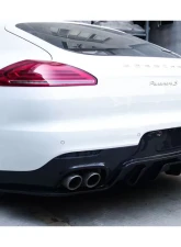 Carbonado CFRP BS-Sport Style Rear Diffuser Porsche Panamera 970.2 2013-2016                                     - CF9319BS-RL - Image 2