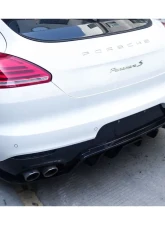 Carbonado CFRP BS-Sport Style Rear Diffuser Porsche Panamera 970.2 2013-2016                                     - CF9319BS-RL - Image 3