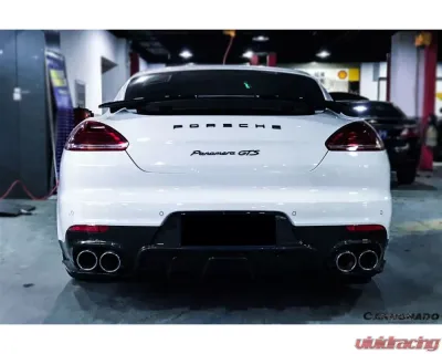 Carbonado CFRP BS-Sport Style Rear Diffuser Porsche Panamera 970.2 2013-2016 - CF9319BS-RL
