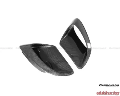 Carbonado CFRP GT2RS Style Quarter Panel Side Scoops Porsche 991 Turbo | S 2013-2019 - CF9320GT2-QPS