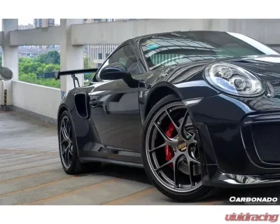 Carbonado CFRP GT2RS Style Quarter Panel Side Scoops Porsche 991 Turbo | S 2013-2019 - CF9320GT2-QPS
