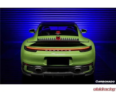 Carbonado FGCF SD-Sport Design Rear Lip Porsche 911 992 2019-2023 - FGCF9327SDOEM-RD