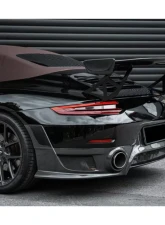 CARBONADO Carbonado CFRP BKSS Style Wing for Porsche 991 Carrera Convertible 2011-2019                                     - CF9330BKSS-W - Image 3