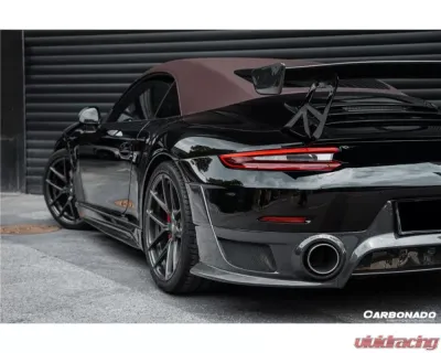 CARBONADO Carbonado CFRP BKSS Style Wing for Porsche 991 Carrera Convertible 2011-2019 - CF9330BKSS-W