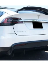 Carbonado CFRP RZS Style Rear Diffuser Tesla X SUV 2019-2021                                     - CF9402RZS-2.RD - Image 11