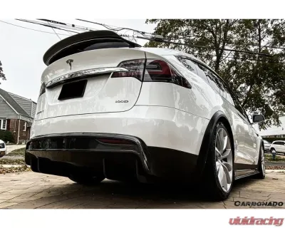 Carbonado CFRP RZS Style Rear Diffuser Tesla X SUV 2019-2021 - CF9402RZS-2.RD