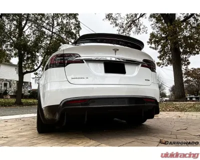 Carbonado CFRP RZS Style Rear Diffuser Tesla X SUV 2019-2021 - CF9402RZS-2.RD