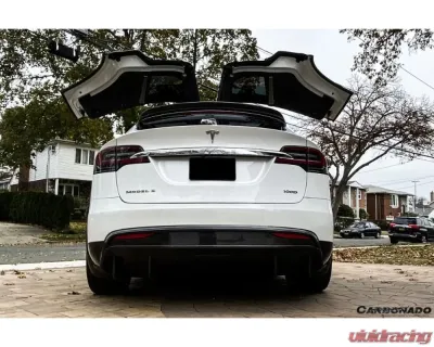 Carbonado CFRP RZS Style Rear Diffuser Tesla X SUV 2019-2021 - CF9402RZS-2.RD
