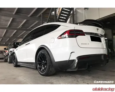 Carbonado CFRP RZS Style Rear Diffuser Tesla X SUV 2019-2021 - CF9402RZS-2.RD