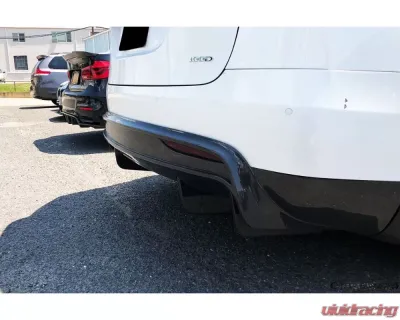 Carbonado CFRP RZS Style Rear Diffuser Tesla X SUV 2019-2021 - CF9402RZS-2.RD